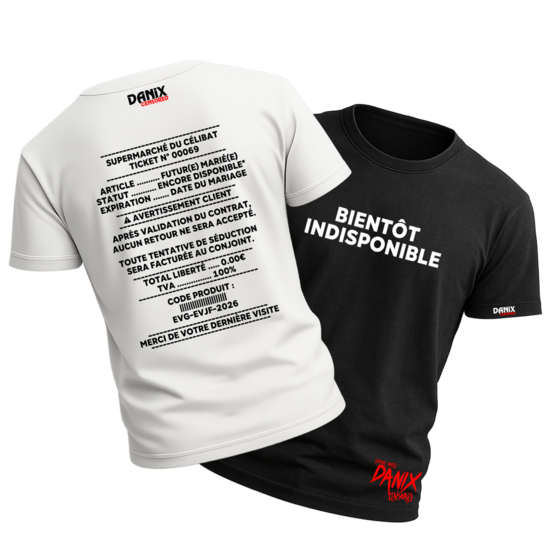 Tshirt EVG EVJF (TICKET) [DANIX CENSORED]